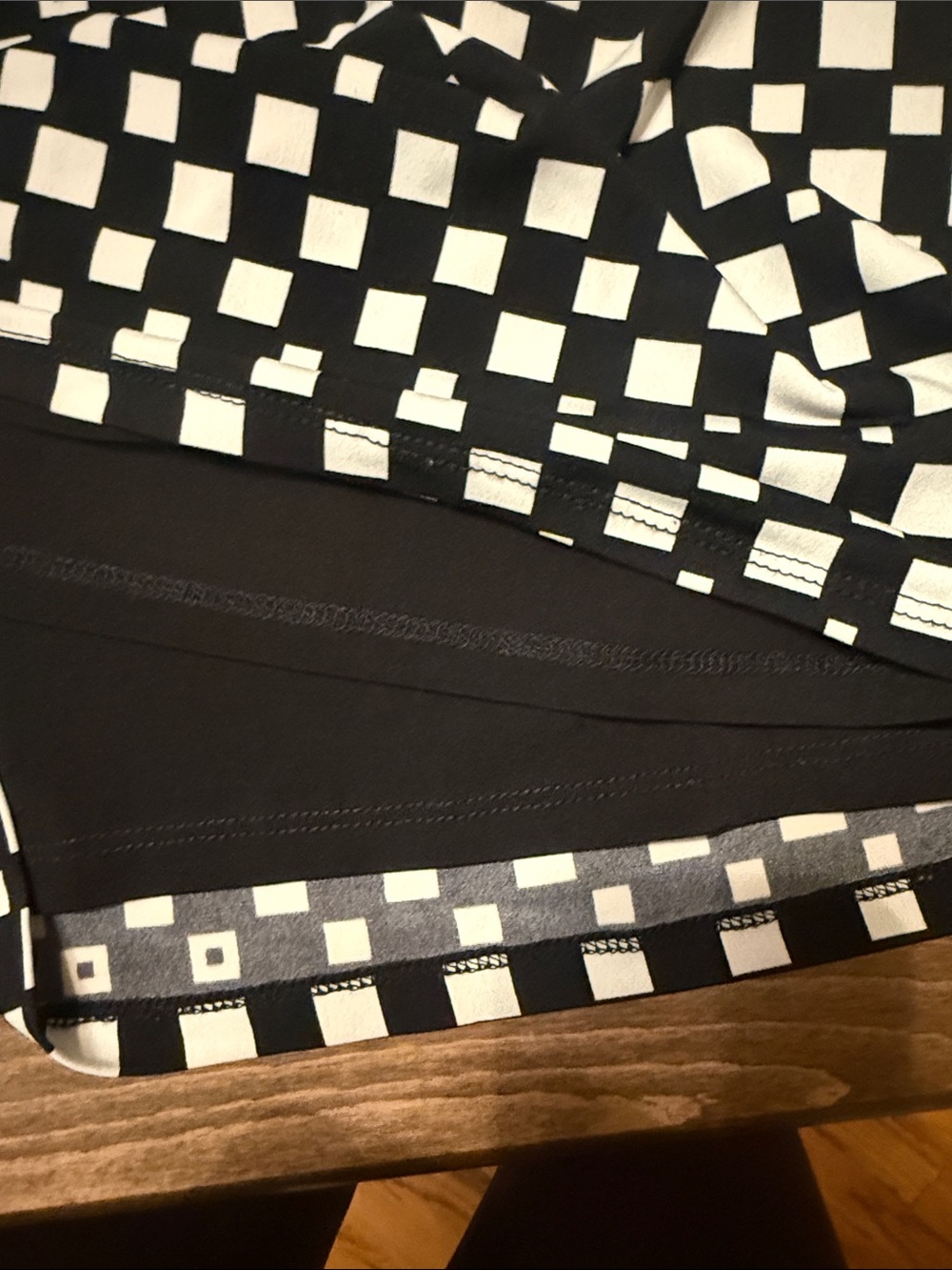 SALE Lily vintage Checkerboard Pencil Skirt - Picture 3 of 4
